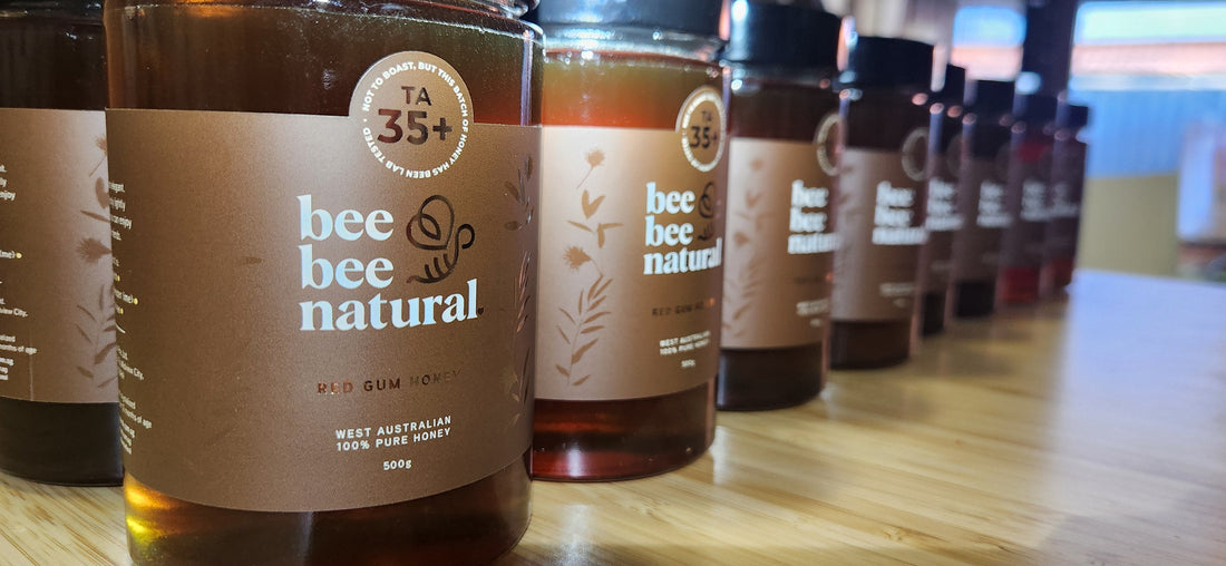Packed Redgum honey
